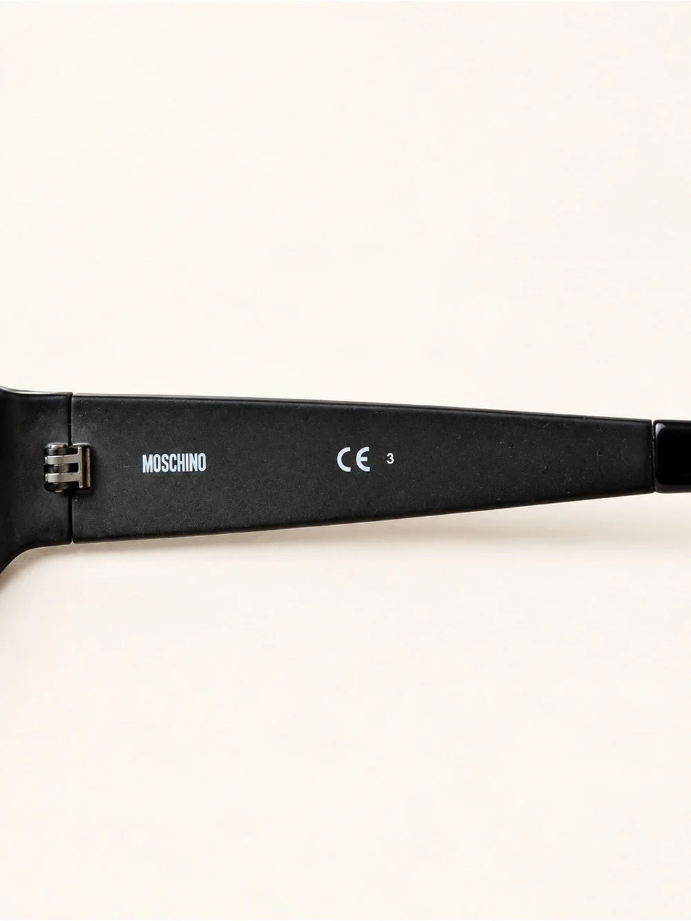 Moschino Black Men's Sunglasses Temple Arm with Logo